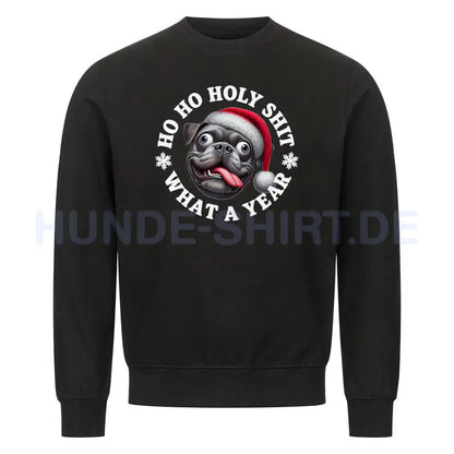 Premium Sweatshirt "OEB - HO HO..." Schwarz – hunde-shirt.de