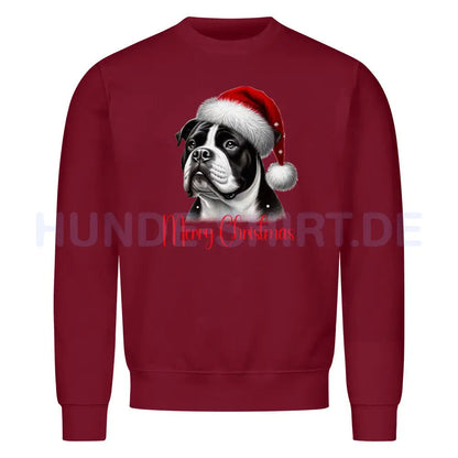 Premium Sweatshirt "OEB - Merry Christmas" Burgunder – hunde-shirt.de