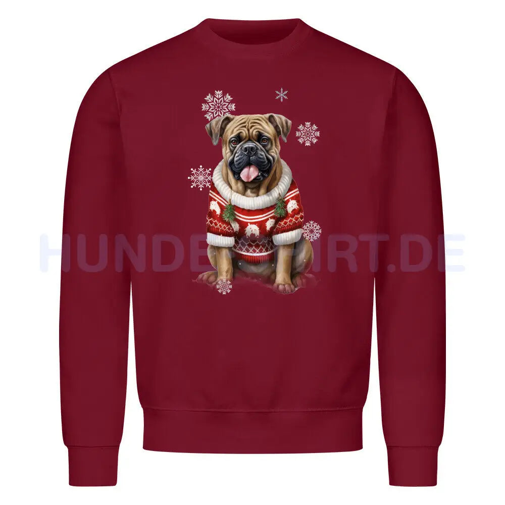 Premium Sweatshirt "OEB Winter" Burgunder – hunde-shirt.de