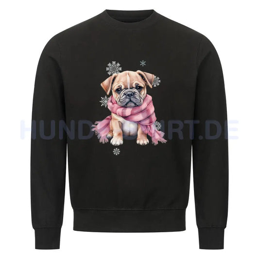 Premium Sweatshirt "OEB Wintermädchen" Schwarz – hunde-shirt.de