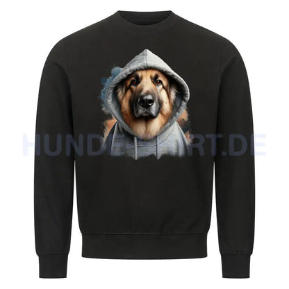 Premium Sweatshirt "Owtscharka Hooded" Schwarz – hunde-shirt.de