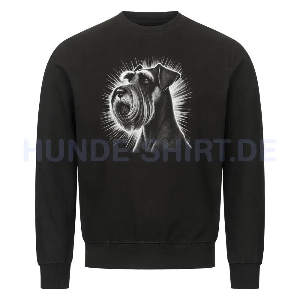 Premium Sweatshirt "Schnauzer - Shine" Schwarz – hunde-shirt.de