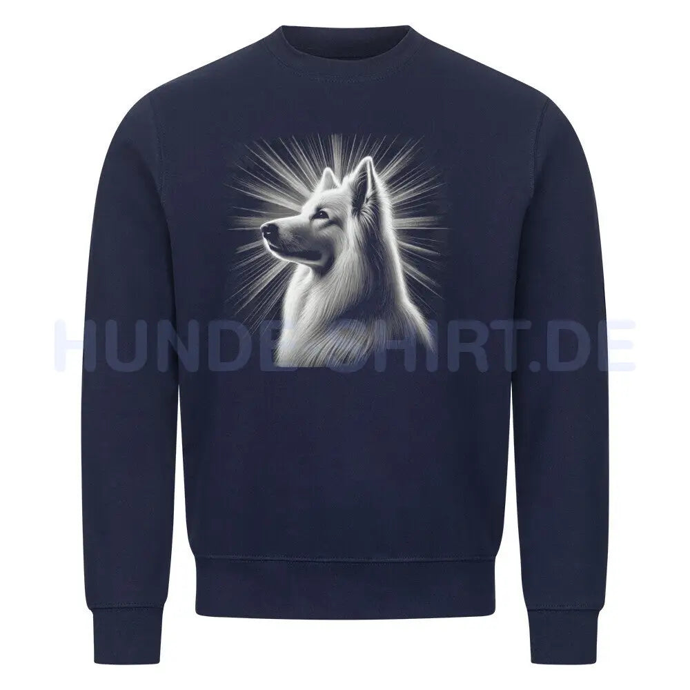 Premium Sweatshirt "Schweizer Schäferhund - Shine" Navy Blue – hunde-shirt.de