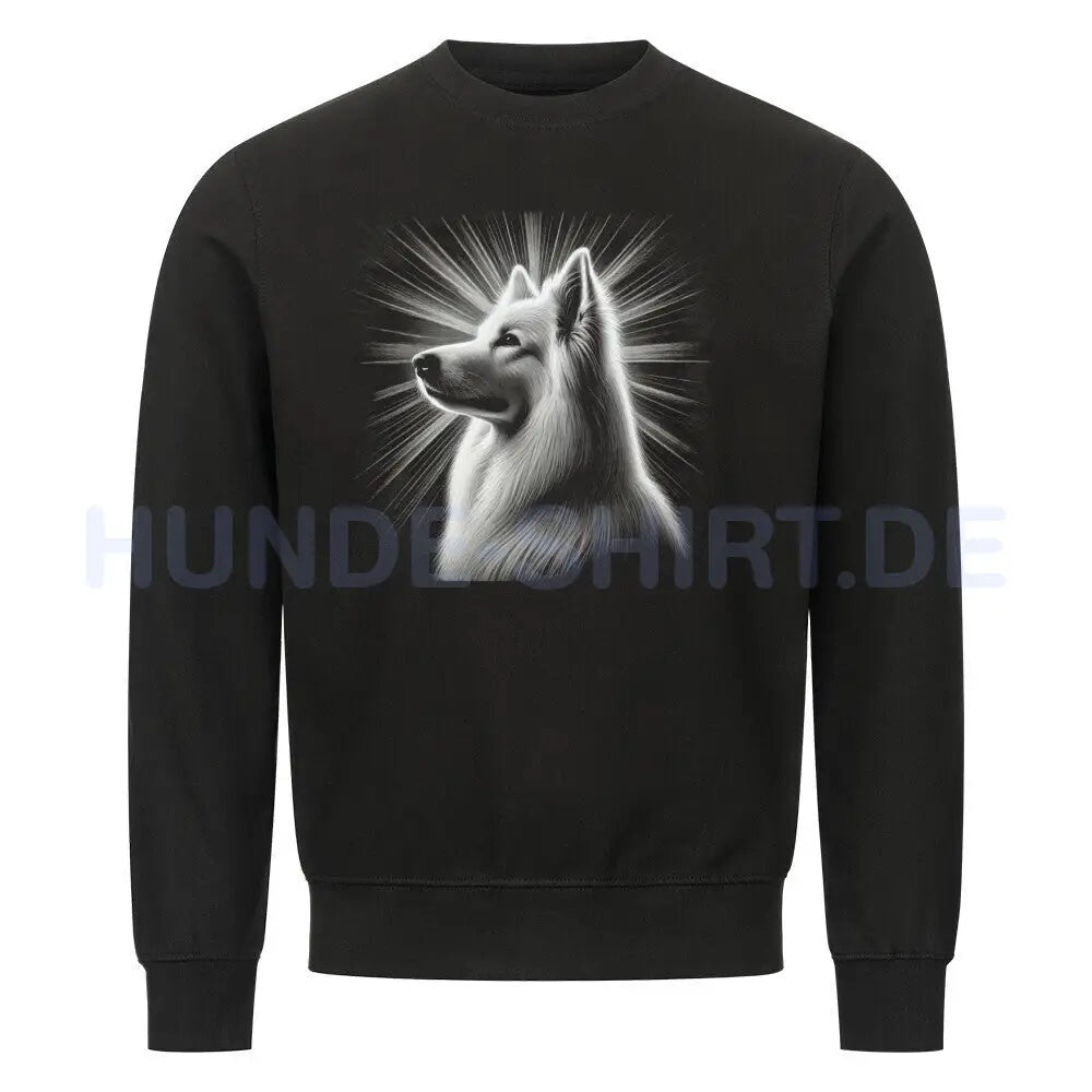 Premium Sweatshirt "Schweizer Schäferhund - Shine" Schwarz – hunde-shirt.de