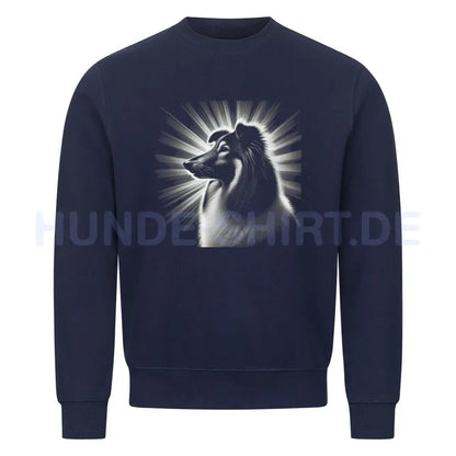 Premium Sweatshirt "Sheltie - Shine" Navy Blue – hunde-shirt.de