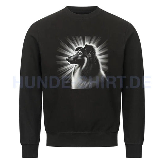 Premium Sweatshirt "Sheltie - Shine" Schwarz – hunde-shirt.de