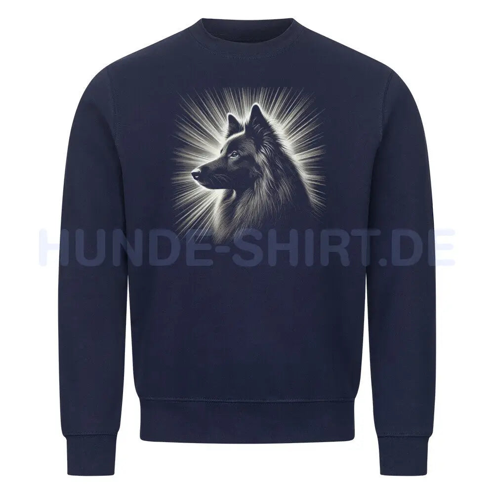 Premium Sweatshirt "Tervueren - Shine" Navy Blue – hunde-shirt.de