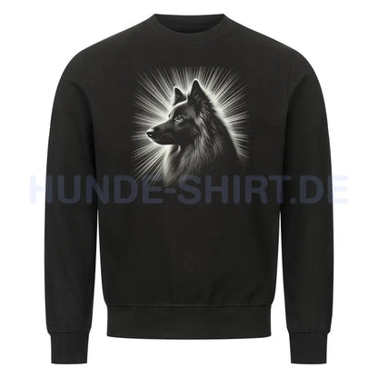 Premium Sweatshirt "Tervueren - Shine" Schwarz – hunde-shirt.de