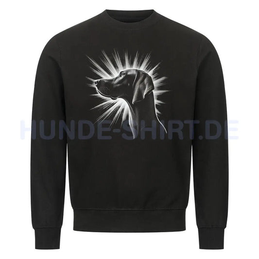 Premium Sweatshirt "Vizsla - Shine" Schwarz – hunde-shirt.de