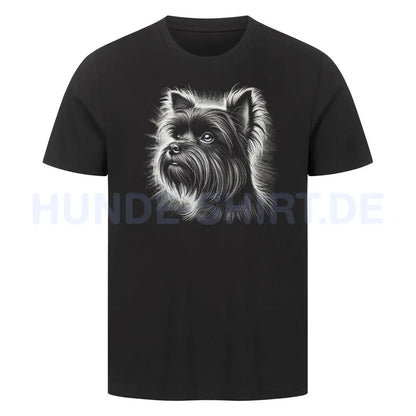 Premium T-Shirt "Affenpinscher - Shine" Schwarz – hunde-shirt.de