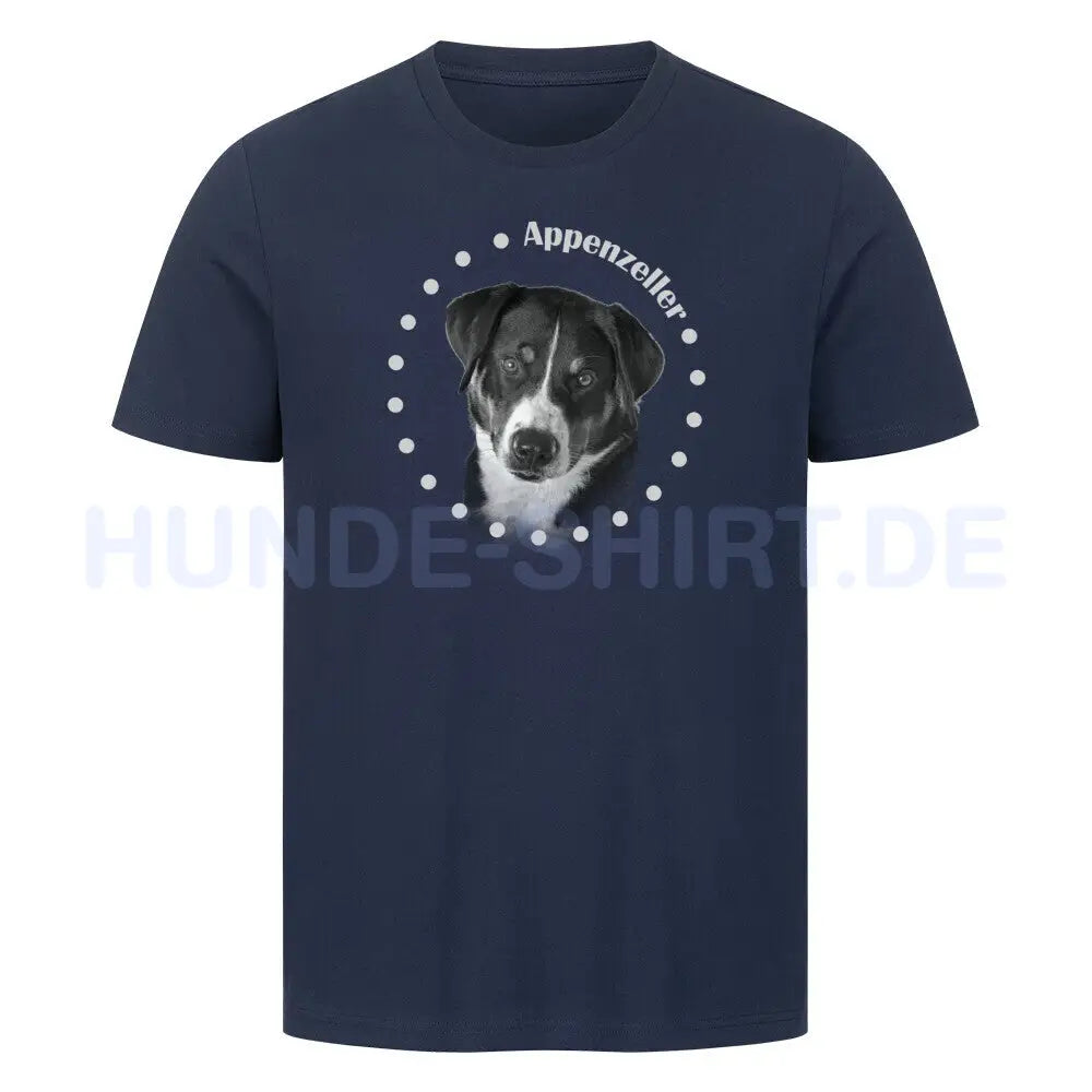 Premium T-Shirt "Appenzeller Sennenhund R" French Navy – hunde-shirt.de