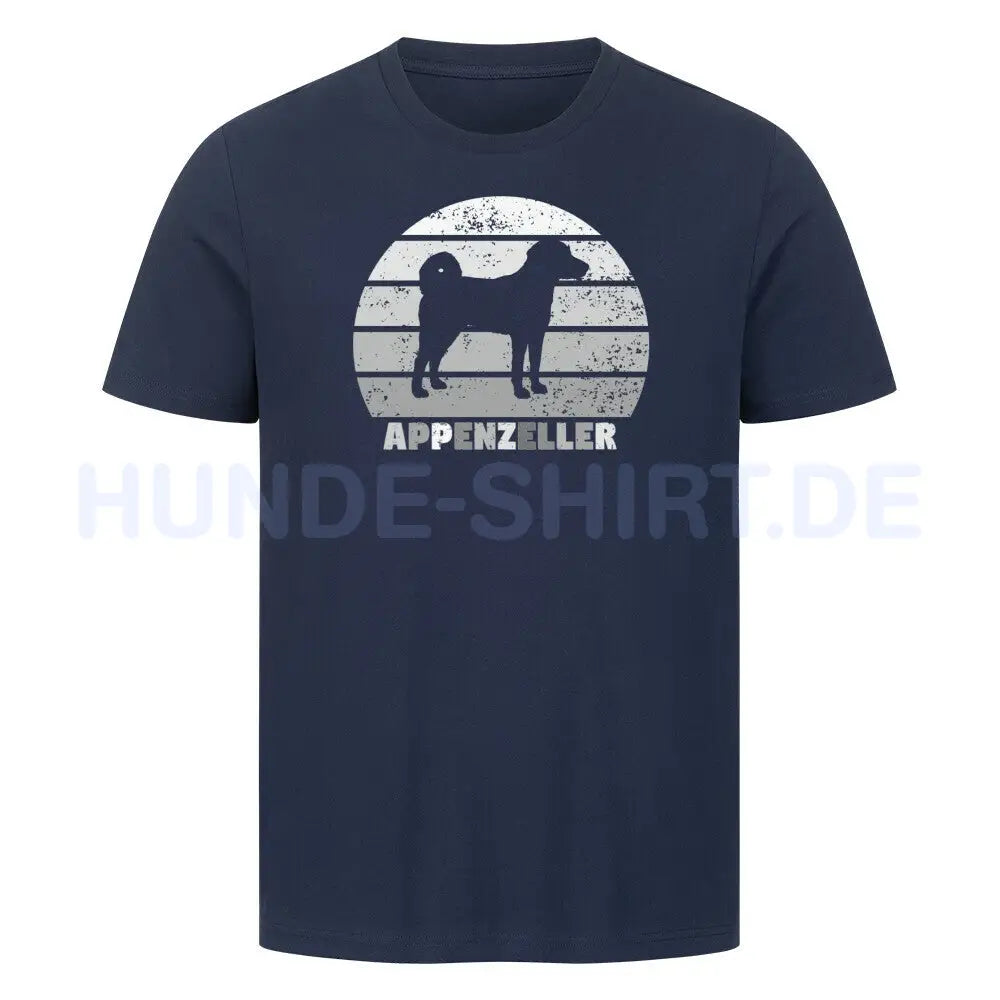 Premium T-Shirt "Appenzeller Sennenhund" French Navy – hunde-shirt.de