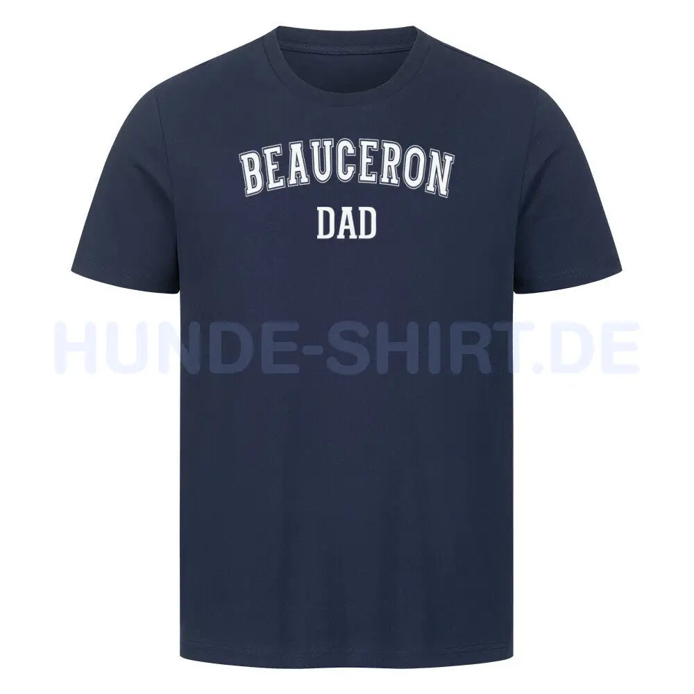 Premium T-Shirt "Beauceron - DAD" French Navy – hunde-shirt.de