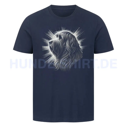 Premium T-Shirt "Bergamasco - Shine" French Navy – hunde-shirt.de