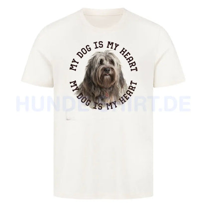 Premium T-Shirt "Bergamasker Hirtenhund H" Natural Raw – hunde-shirt.de