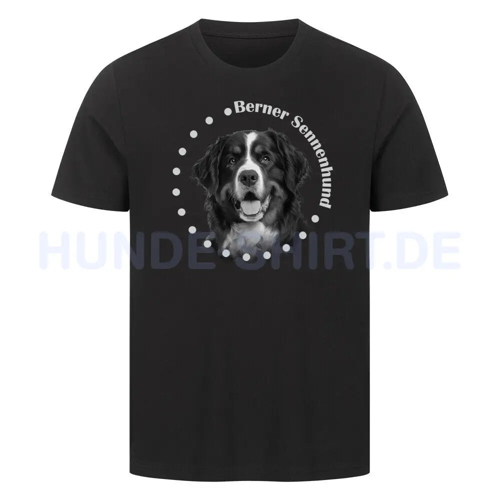 Premium T-Shirt "Berner Sennenhund R" Schwarz – hunde-shirt.de