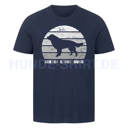 Premium T-Shirt "Berner Sennenhund" French Navy – hunde-shirt.de