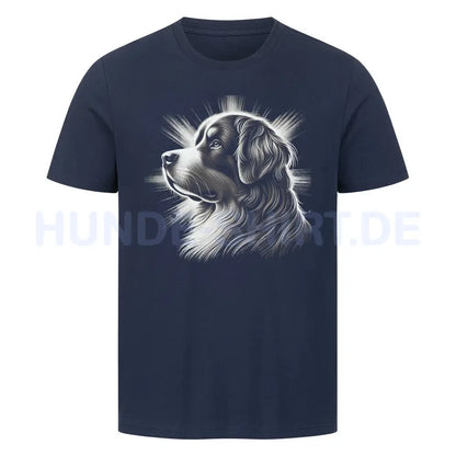 Premium T-Shirt "Berner Sennenhund - Shine" French Navy – hunde-shirt.de