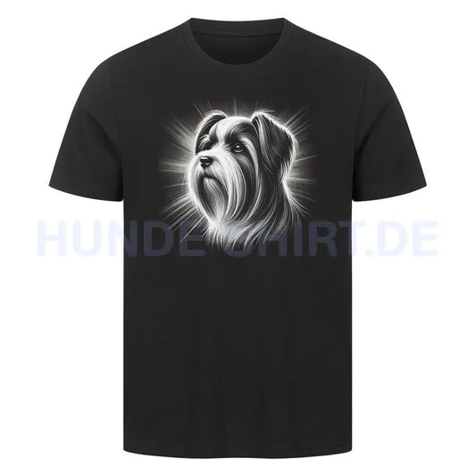 Premium T-Shirt "Biewer Terrier - Shine" Schwarz – hunde-shirt.de