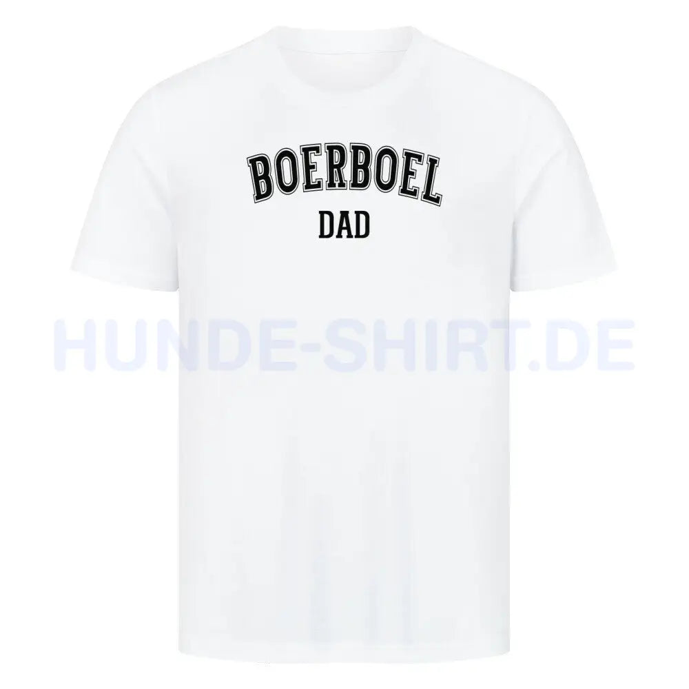 Premium T-Shirt "Boerboel - DAD" Weiß – hunde-shirt.de