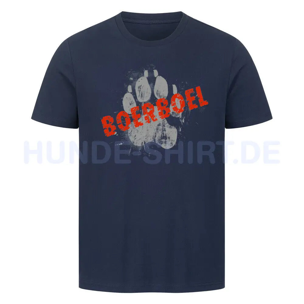 Premium T-Shirt "Boerboel - PAW" French Navy – hunde-shirt.de