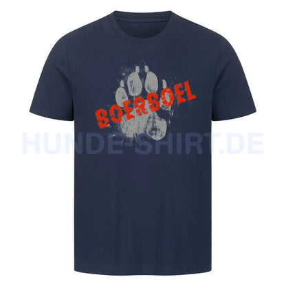 Premium T-Shirt "Boerboel - PAW" French Navy – hunde-shirt.de