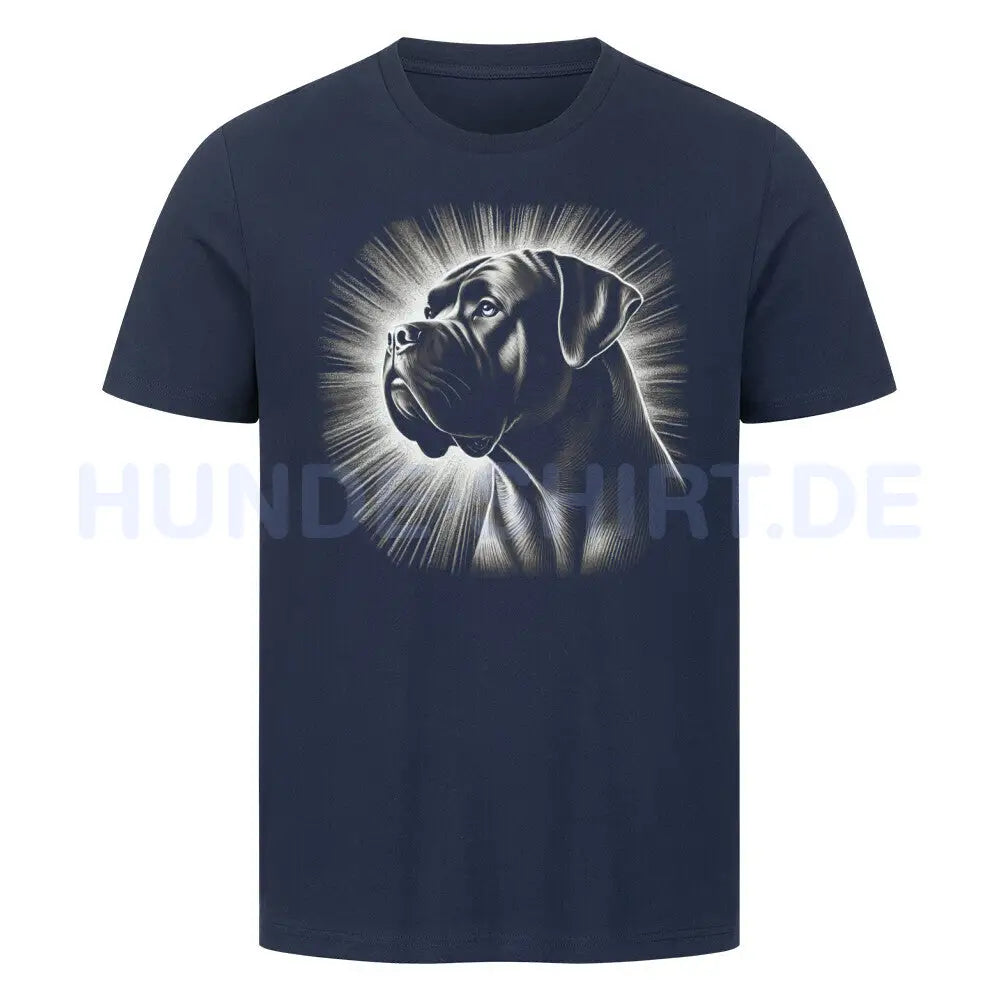 Premium T-Shirt "Boerboel - Shine" French Navy – hunde-shirt.de