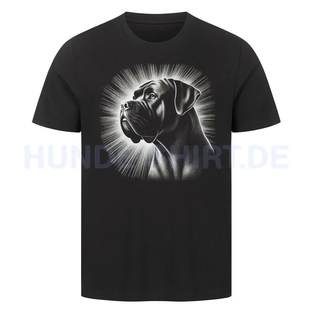 Premium T-Shirt "Boerboel - Shine" Schwarz – hunde-shirt.de