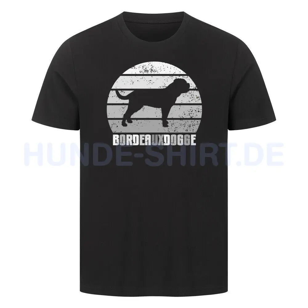 Premium T-Shirt "Bordeauxdogge" Schwarz – hunde-shirt.de