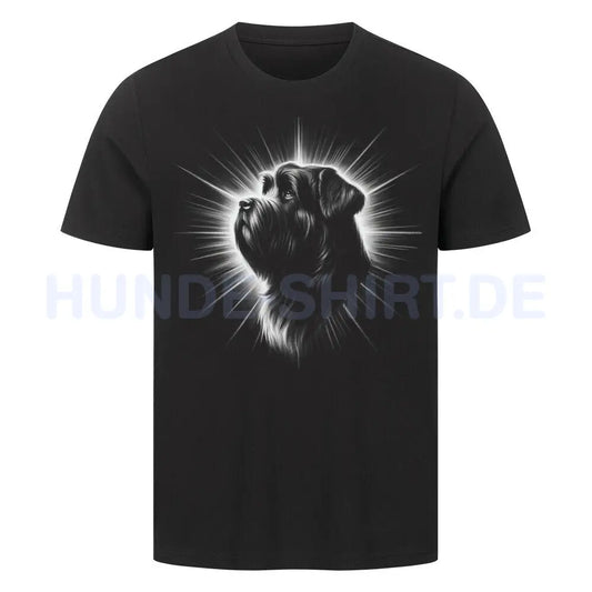 Premium T-Shirt "Bouvier - Shine" Schwarz – hunde-shirt.de