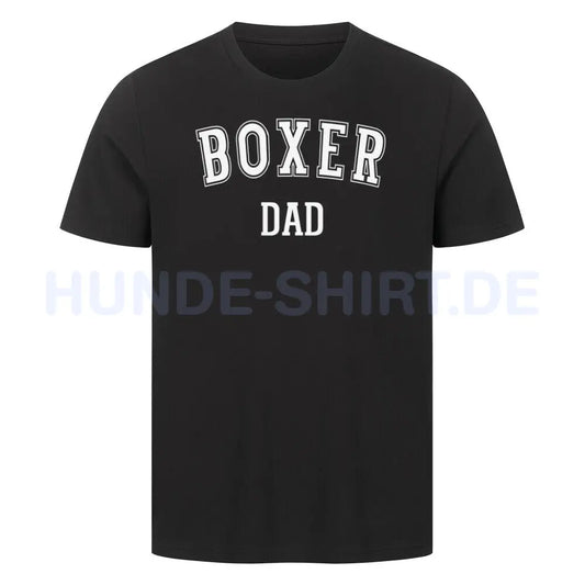 Premium T-Shirt "Boxer - DAD" Schwarz – hunde-shirt.de