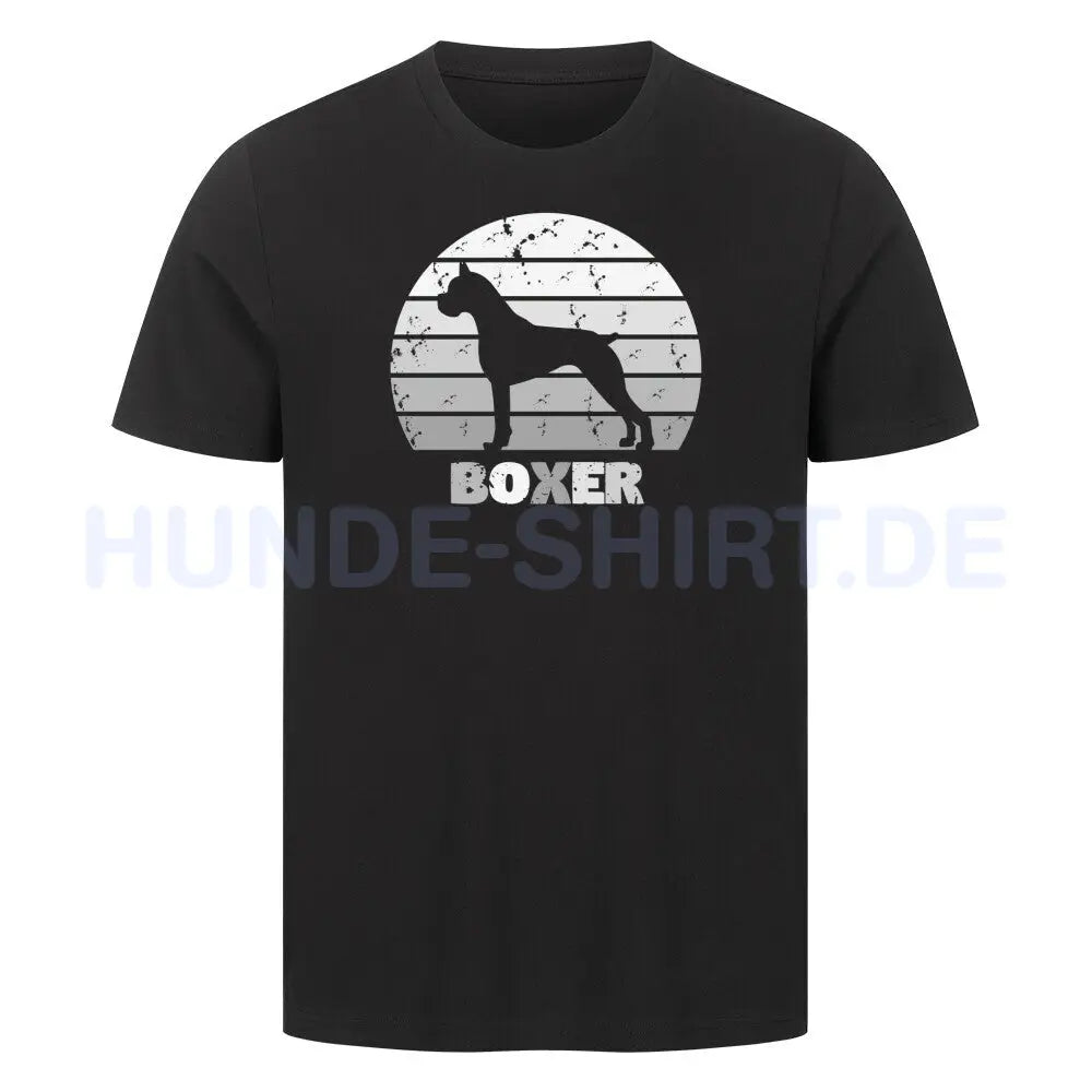 Premium T-Shirt "Boxer" Schwarz – hunde-shirt.de