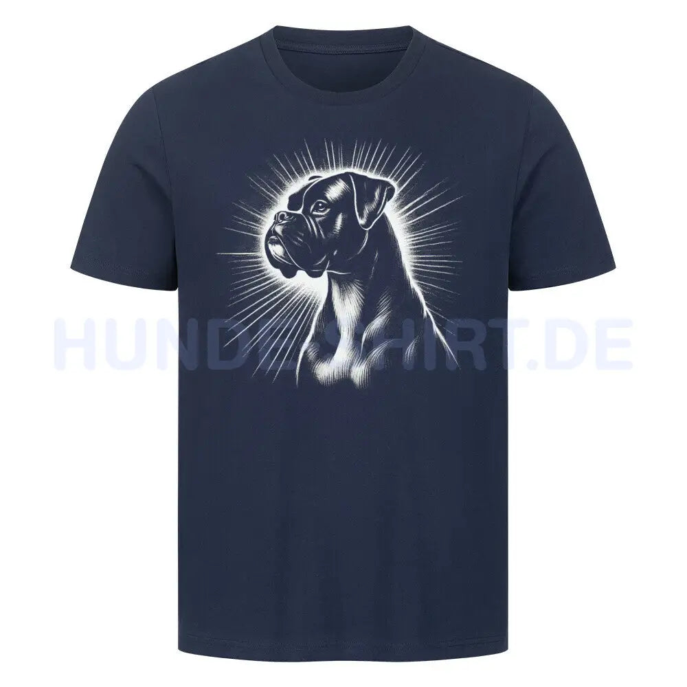 Premium T-Shirt "Boxer Shine" French Navy – hunde-shirt.de