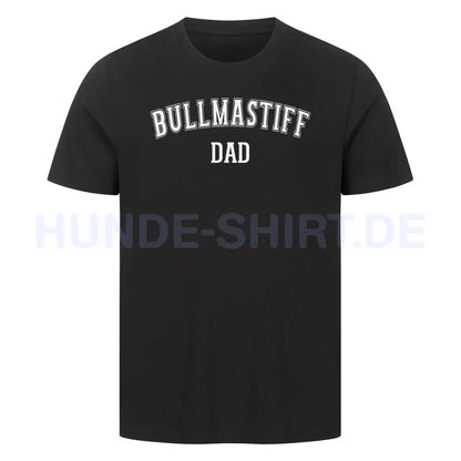 Premium T-Shirt "Bullmastiff - DAD" Schwarz – hunde-shirt.de