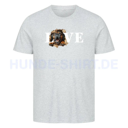 Premium T-Shirt "Bullmastiff - LOVE Heather Grey – hunde-shirt.de