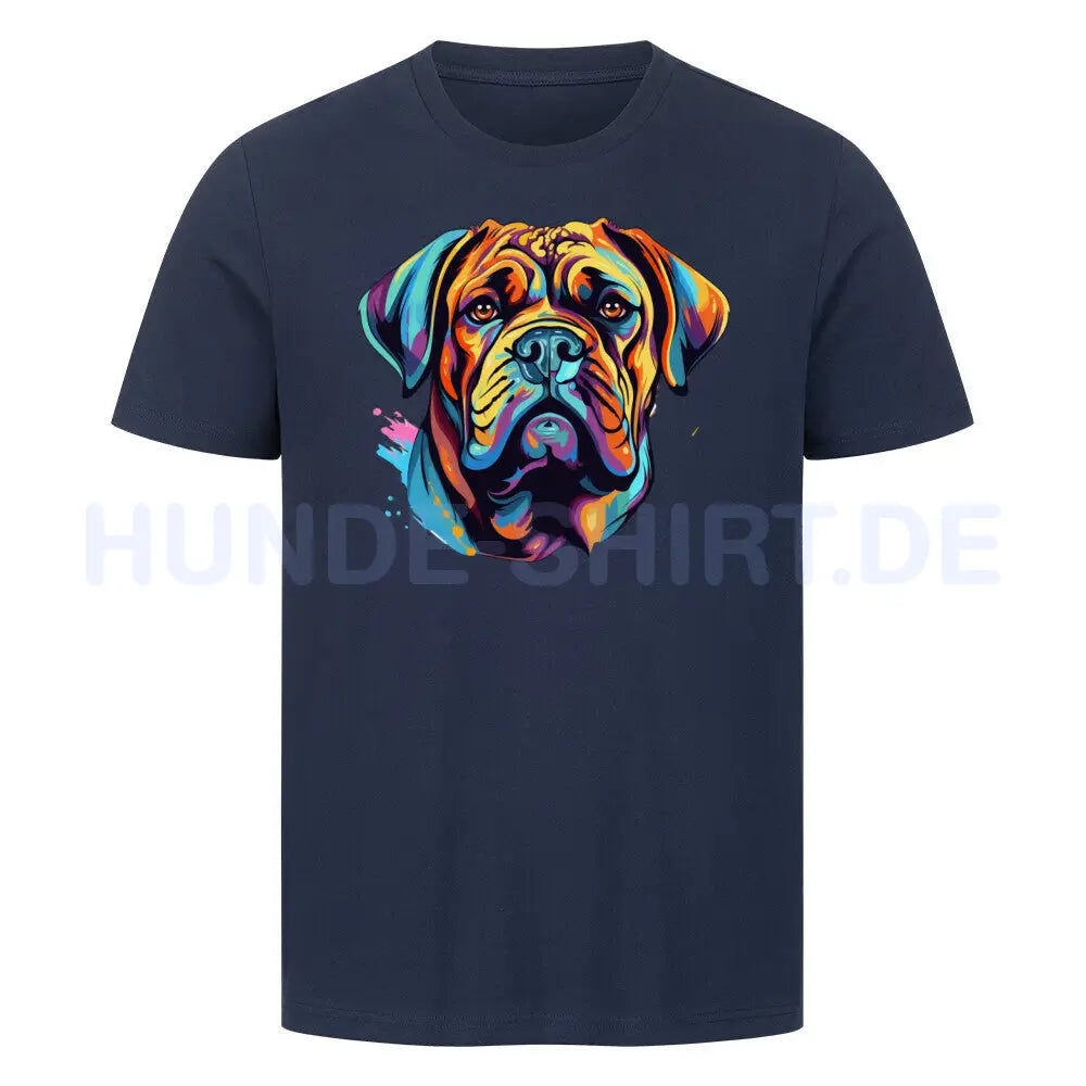 Premium T-Shirt "Bullmastiff - Paint" French Navy – hunde-shirt.de