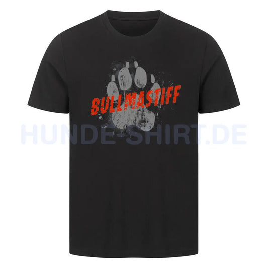 Premium T-Shirt "Bullmastiff - PAW II" Schwarz – hunde-shirt.de