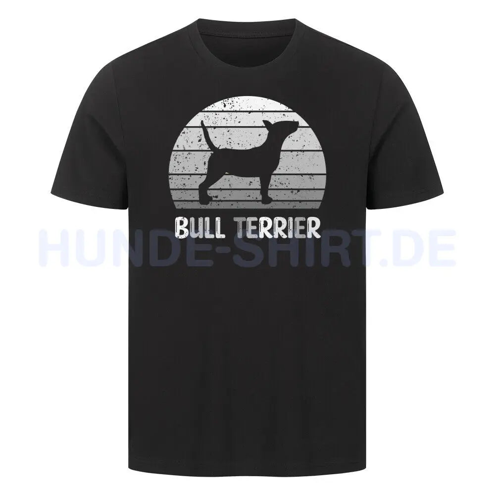 Premium T-Shirt "Bullterrier S" Schwarz – hunde-shirt.de