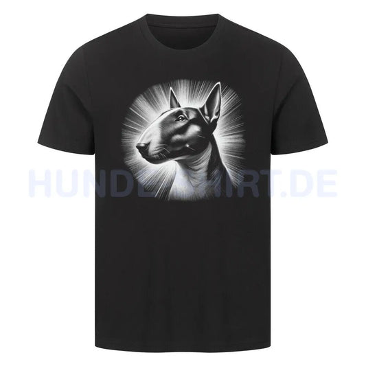 Premium T-Shirt "Bullterrier - Shine" Schwarz – hunde-shirt.de