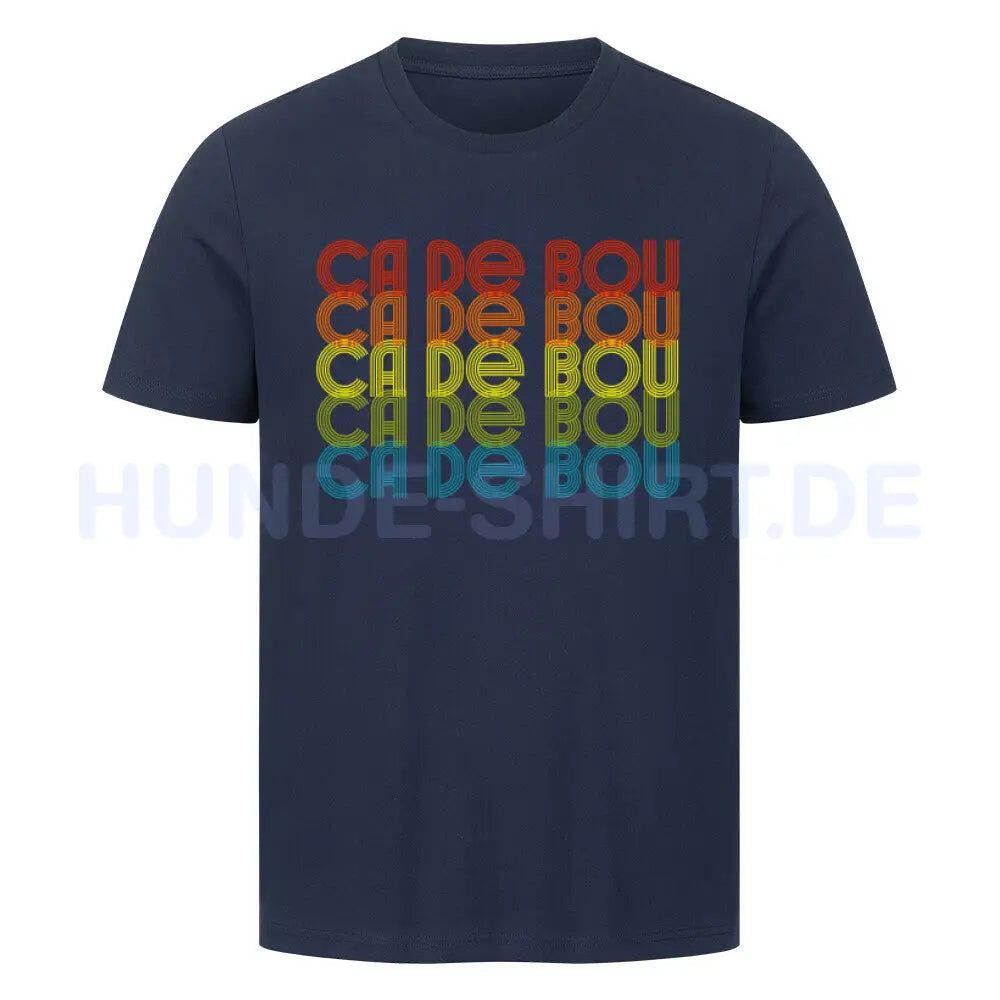 Premium T-Shirt "Ca de Bou - RETRO" French Navy – hunde-shirt.de