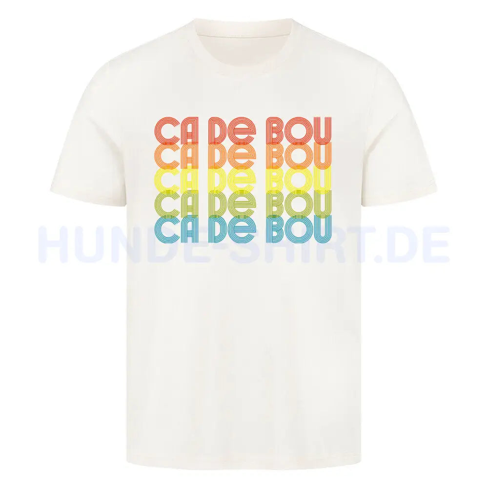 Premium T-Shirt "Ca de Bou - RETRO" Natural Raw – hunde-shirt.de