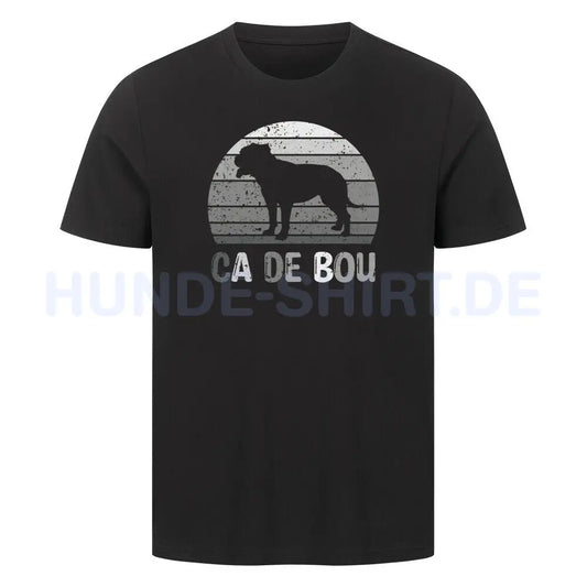 Premium T-Shirt "Ca de Bou - Silhouette" Schwarz – hunde-shirt.de