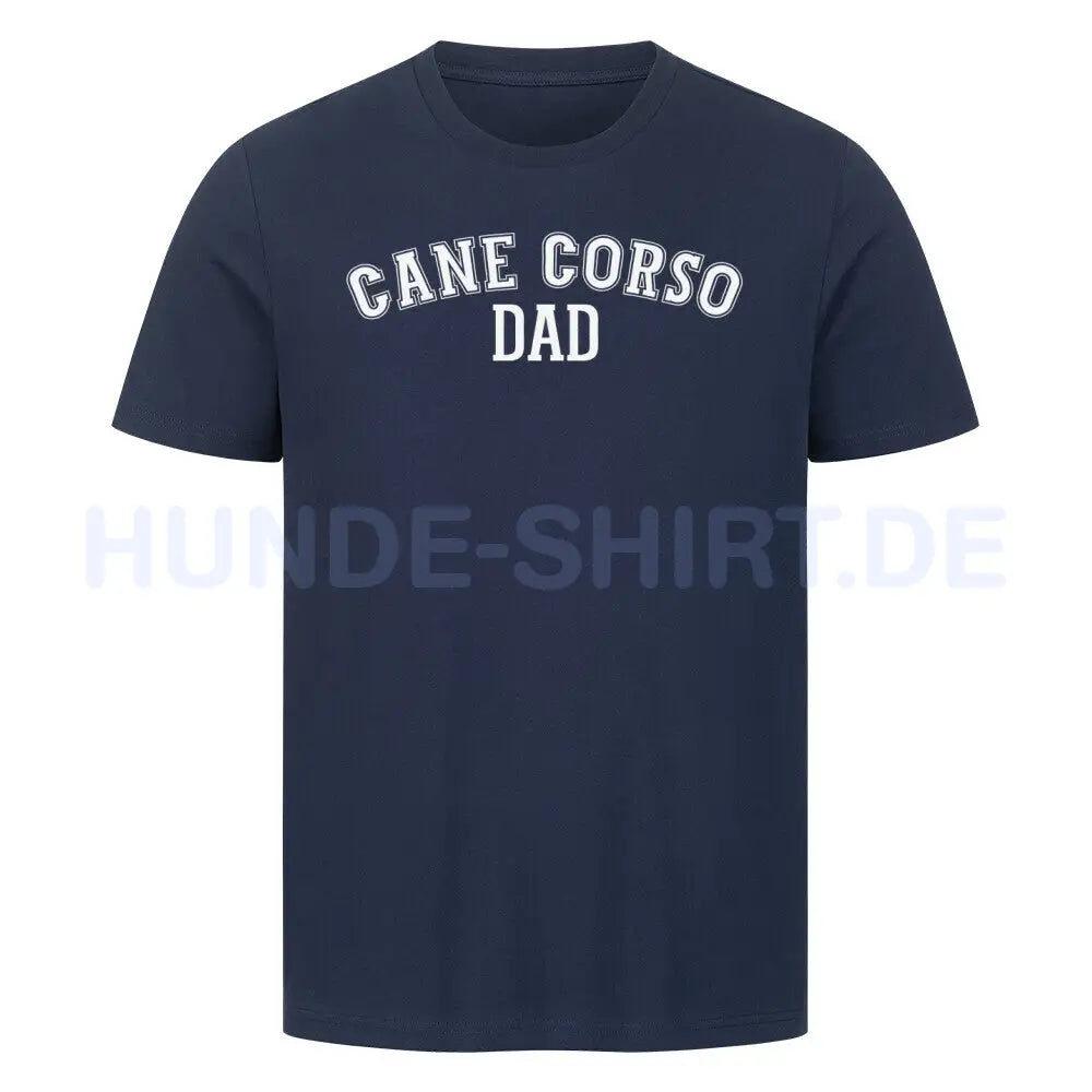 Premium T-Shirt "Cane Corso - DAD" French Navy – hunde-shirt.de