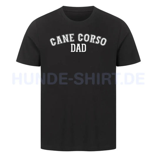 Premium T-Shirt "Cane Corso - DAD" Schwarz – hunde-shirt.de