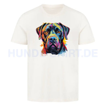 Premium T-Shirt "Cane Corso Paint" Natural Raw – hunde-shirt.de