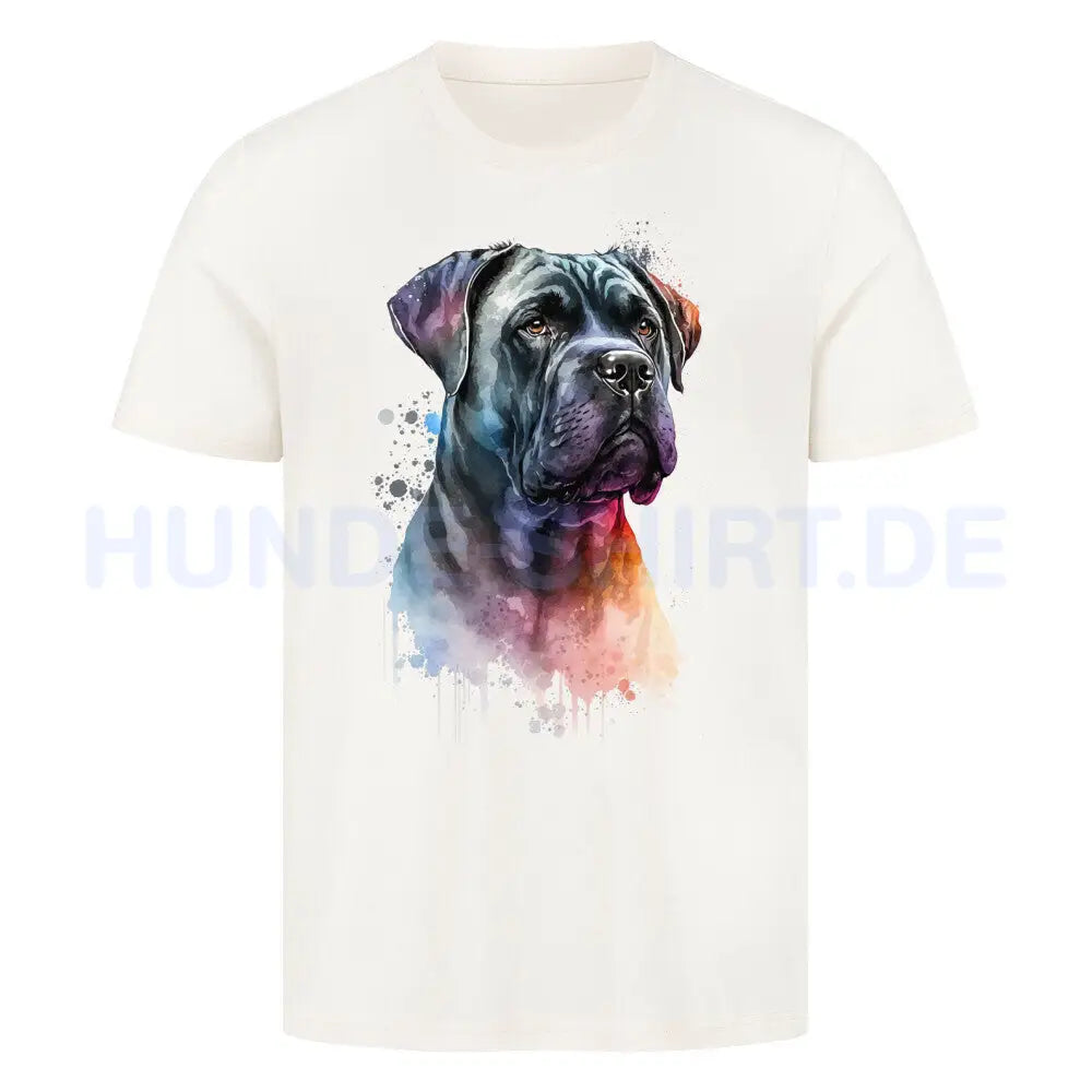 Premium T-Shirt "Cane Corso Paint" Natural Raw – hunde-shirt.de