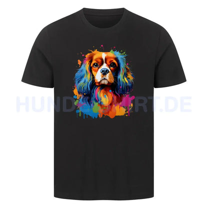 Premium T-Shirt "Cavalier King Charles LIFE" Schwarz – hunde-shirt.de