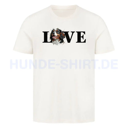 Premium T-Shirt "Cavalier King Charles Spaniel LOVE" Natural Raw – hunde-shirt.de