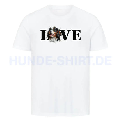 Premium T-Shirt "Cavalier King Charles Spaniel LOVE" Weiß – hunde-shirt.de