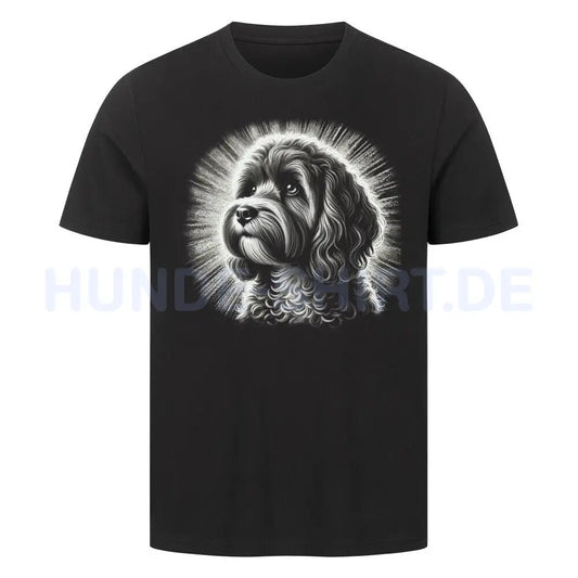 Premium T-Shirt "Cavapoo - Shine" Schwarz – hunde-shirt.de